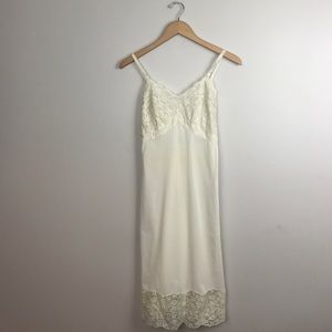 Beautiful Vintage Lace  Slip